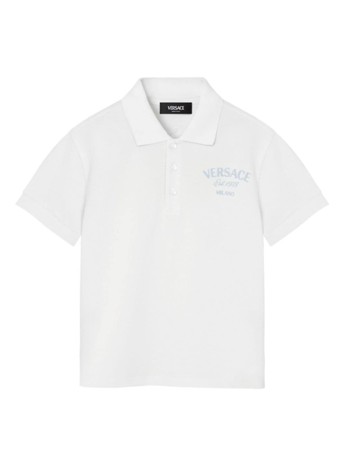 

Versace Kids рубашка поло с принтом, белый