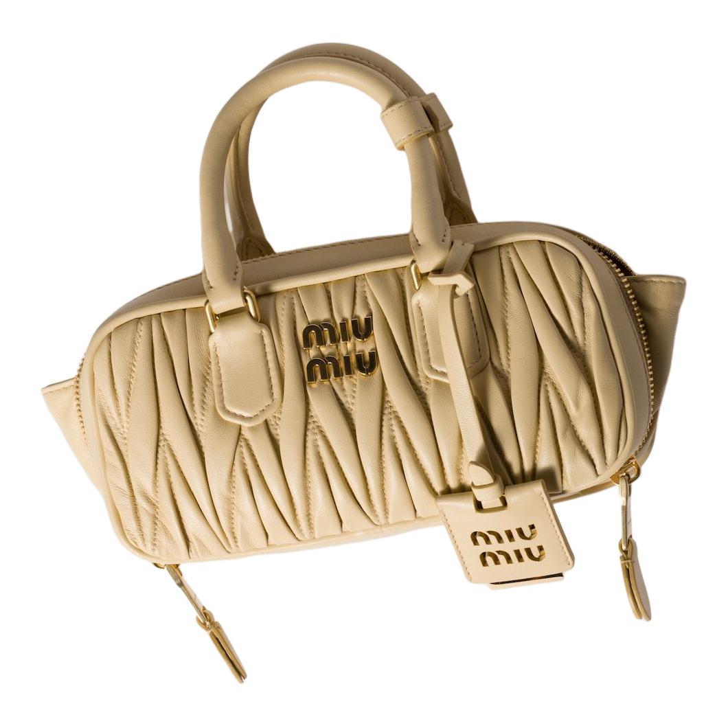 Сумка кожаная мини женская MIU MIU, shopping bag set(basic set+shopping bag) — фото 4