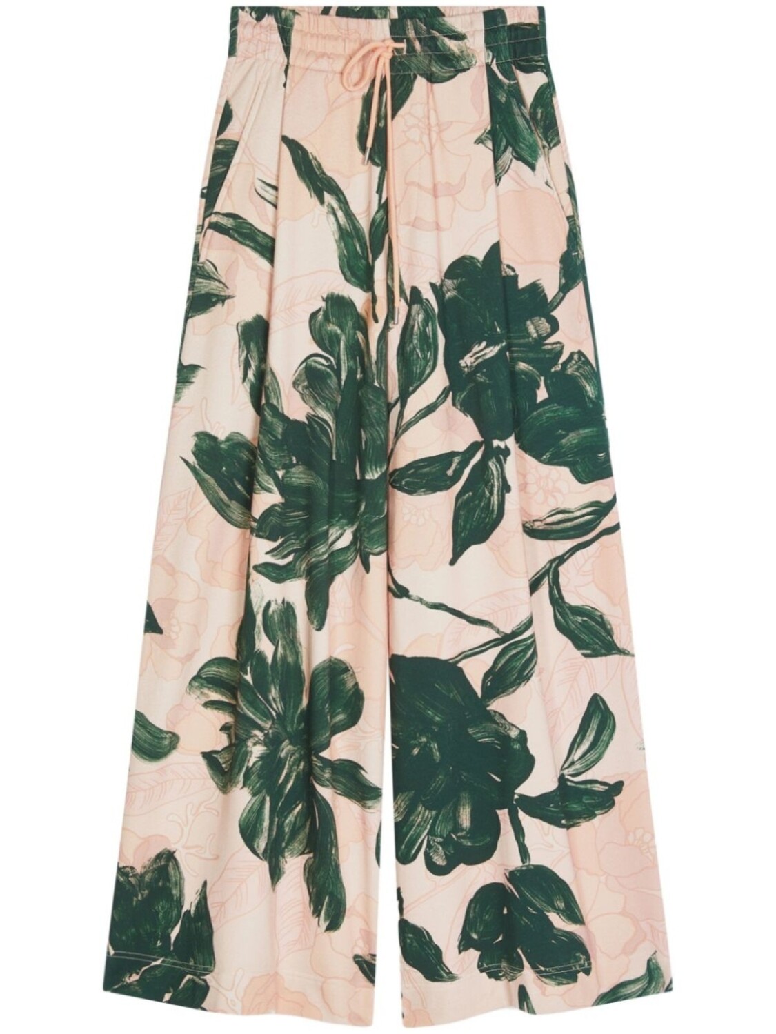 

Спортивные брюки с цветочным принтом DRIES VAN NOTEN, нейтральный цвет