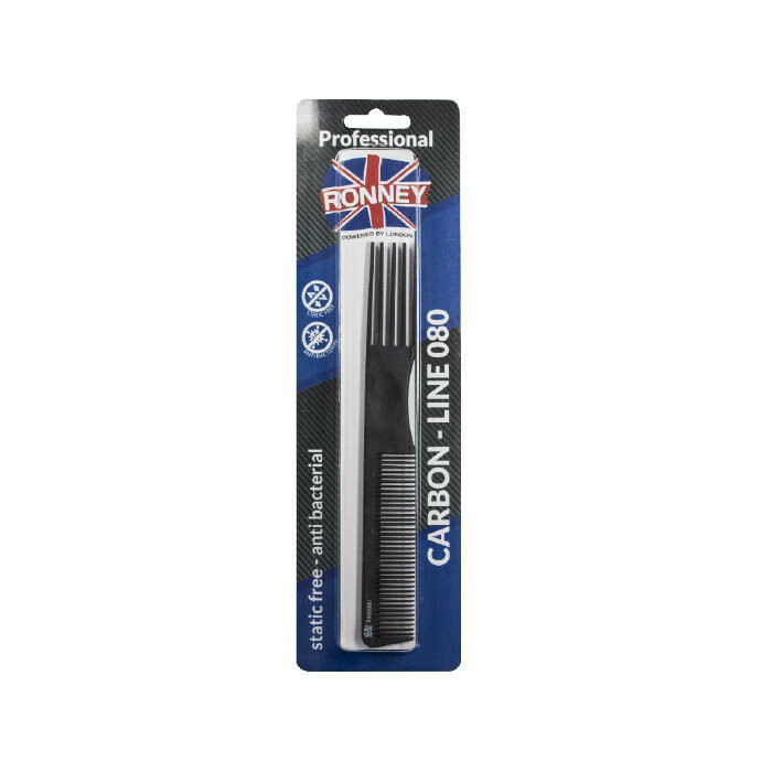 

Карбоновая расческа Ronney Professional линии 080 для волос
