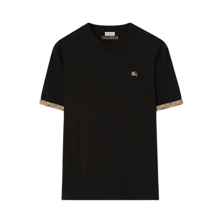 Футболка Burberry Ryan Check, черный