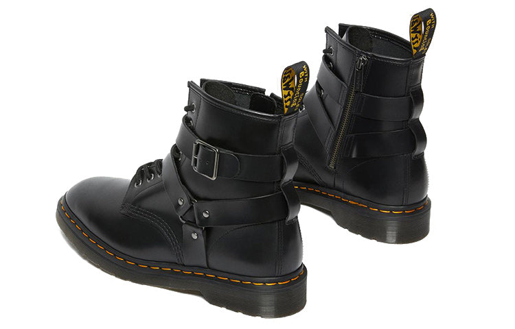 Мужские ботинки Dr. Martens Cristofor кожаные с ремешками, черный — фото 4