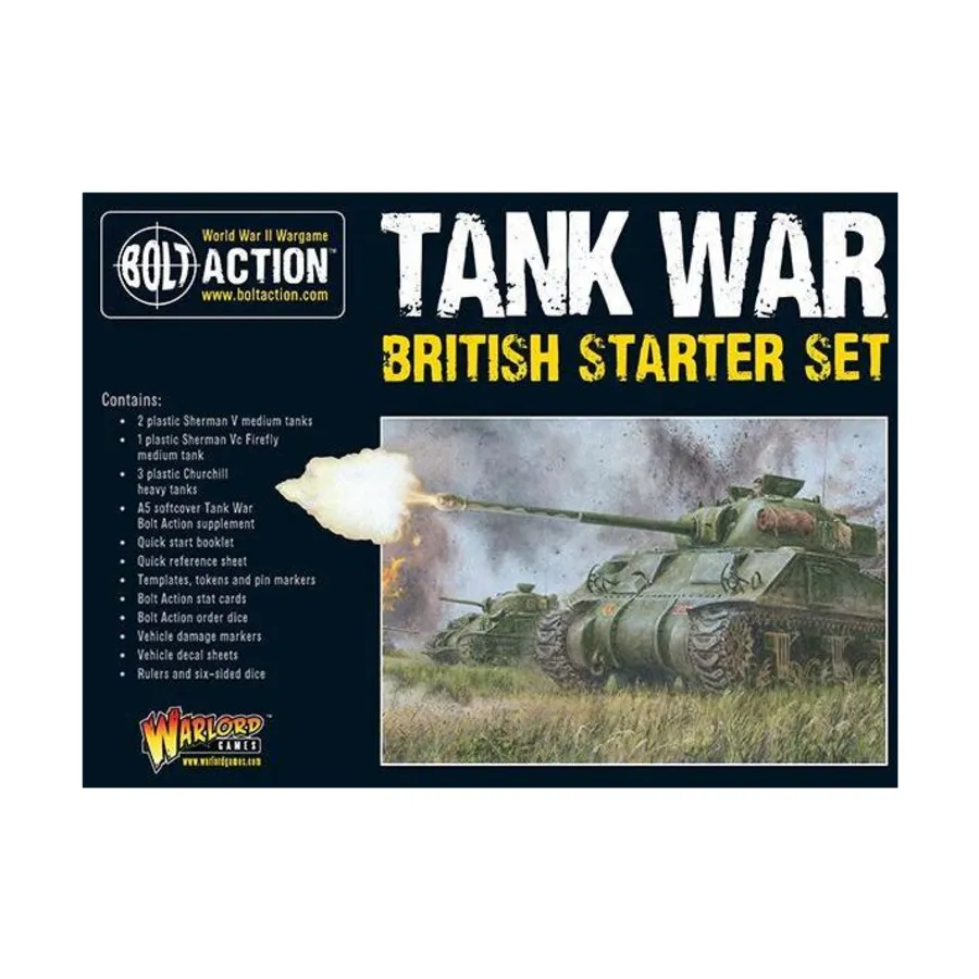 

Tank War — Британский стартовый набор, Bolt Action - British Army (28mm)