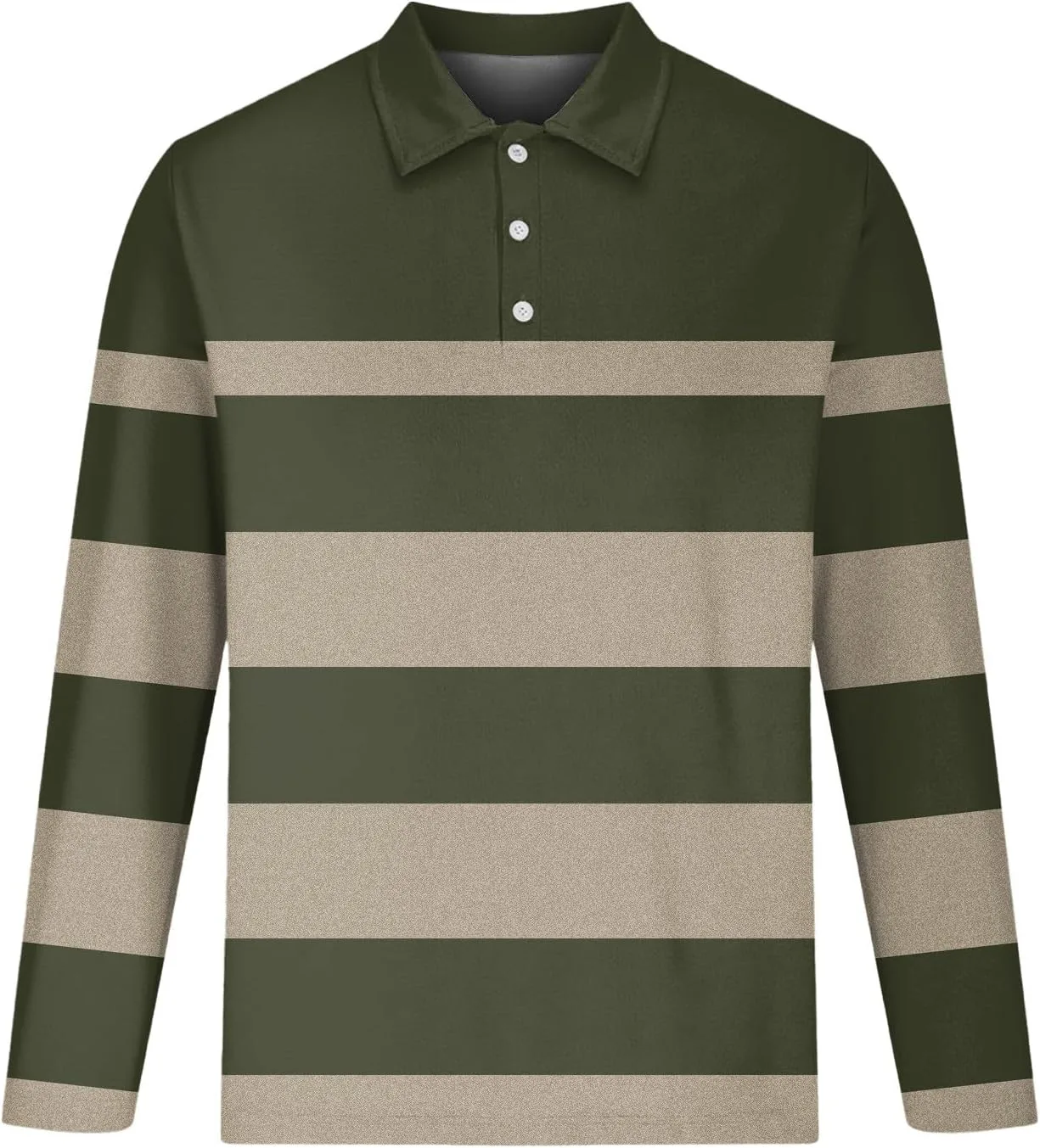 Мужская рубашка с длинным рукавом, цветной блок, slim fit — фото 4