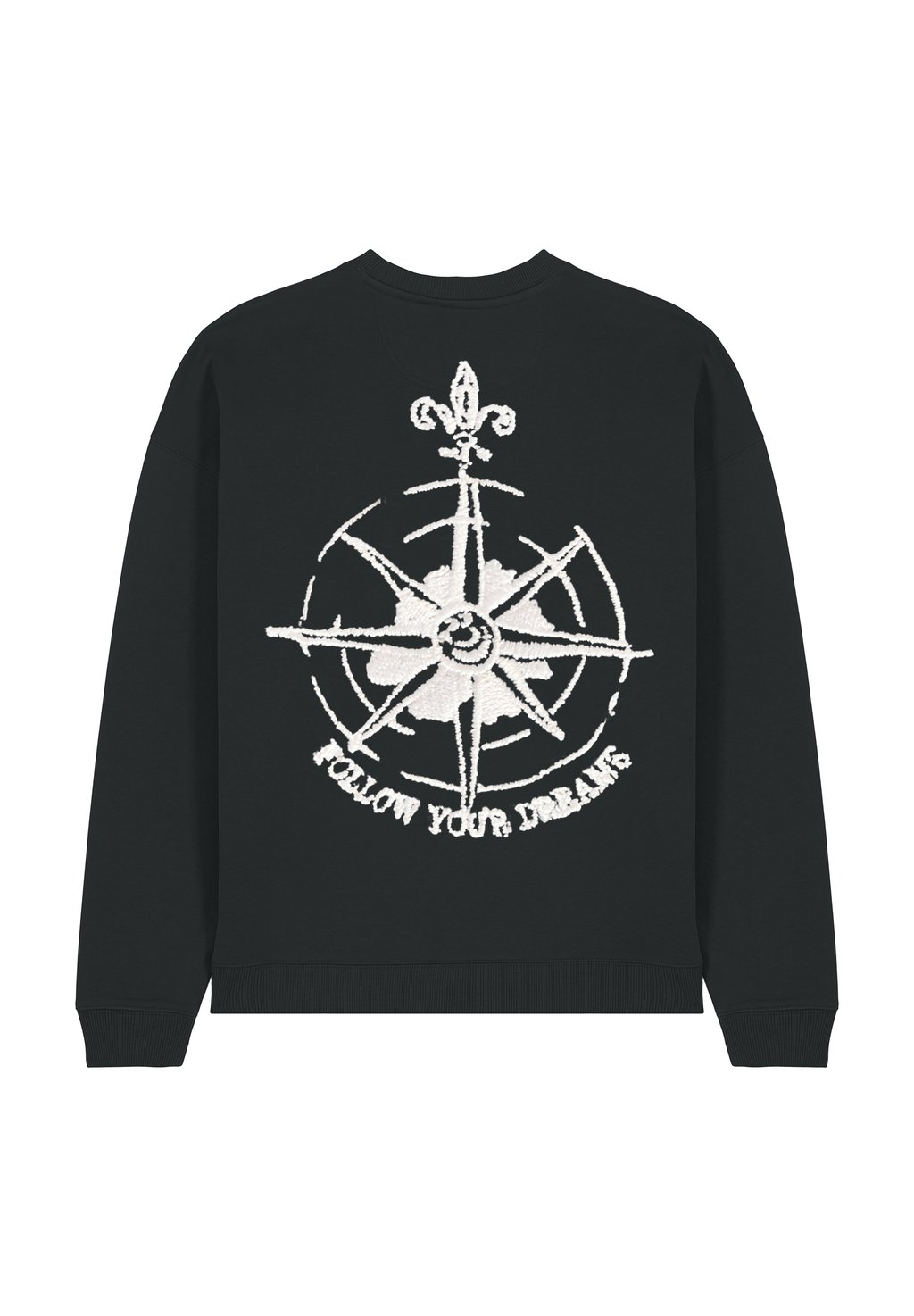 

Толстовка FOLLOW YOUR DREAMS BACK PRINT UNISEX HEAVYWEIGHT Mira Paris, черный