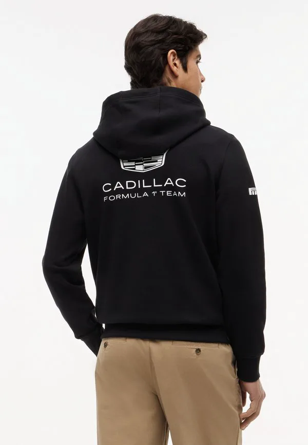 Худи унисекс с изображением команды cadillac formula 1. Tommy Hilfiger, Black — фото 2