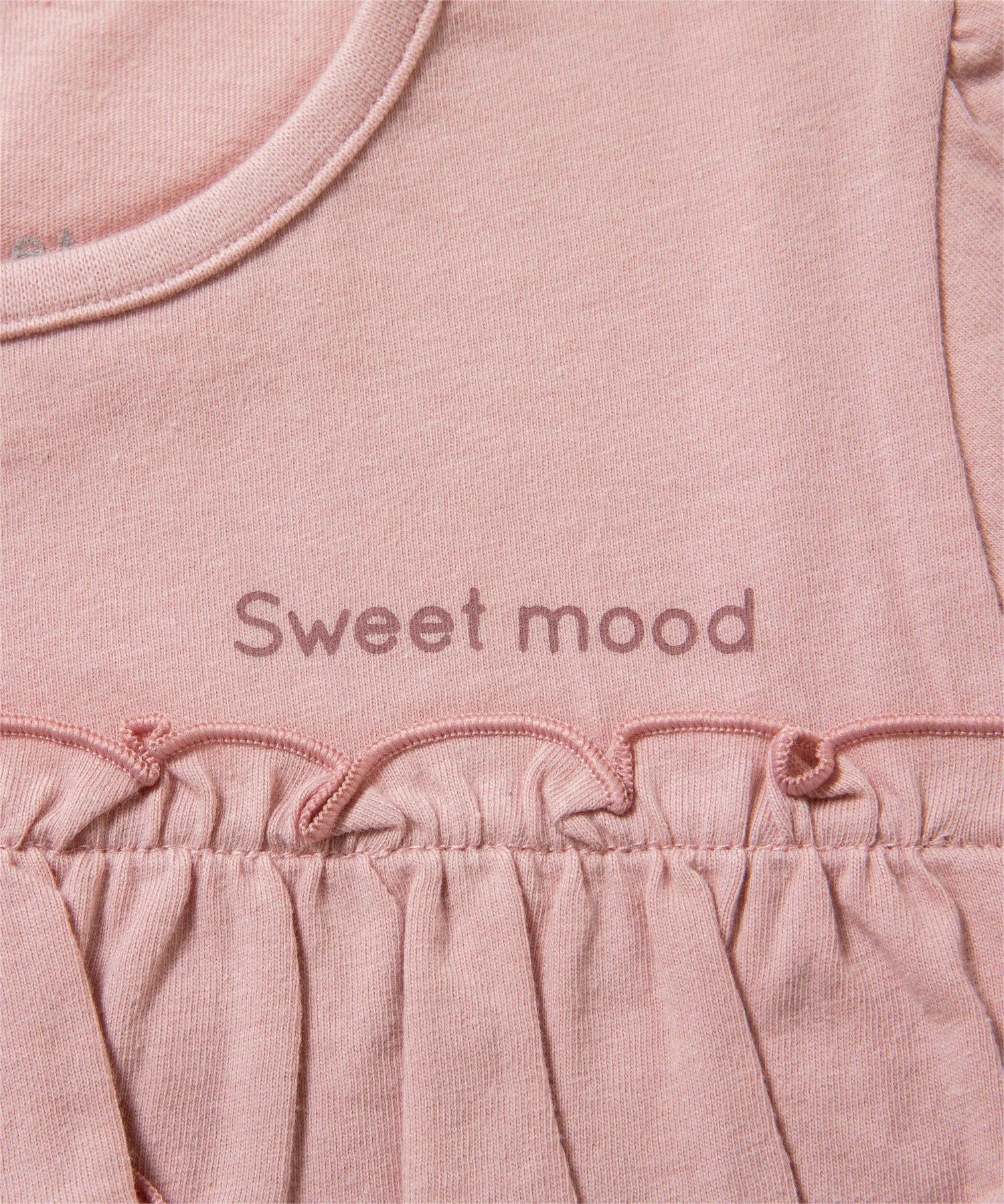 Футболка с оборками Ever Closet, Dusty Pink — фото 3