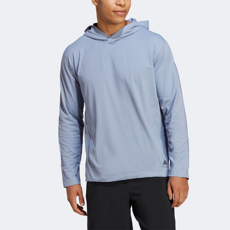Худи adidas Yoga Graphic Training Hoodie 'Silver Violet' IB8969 — фото 2