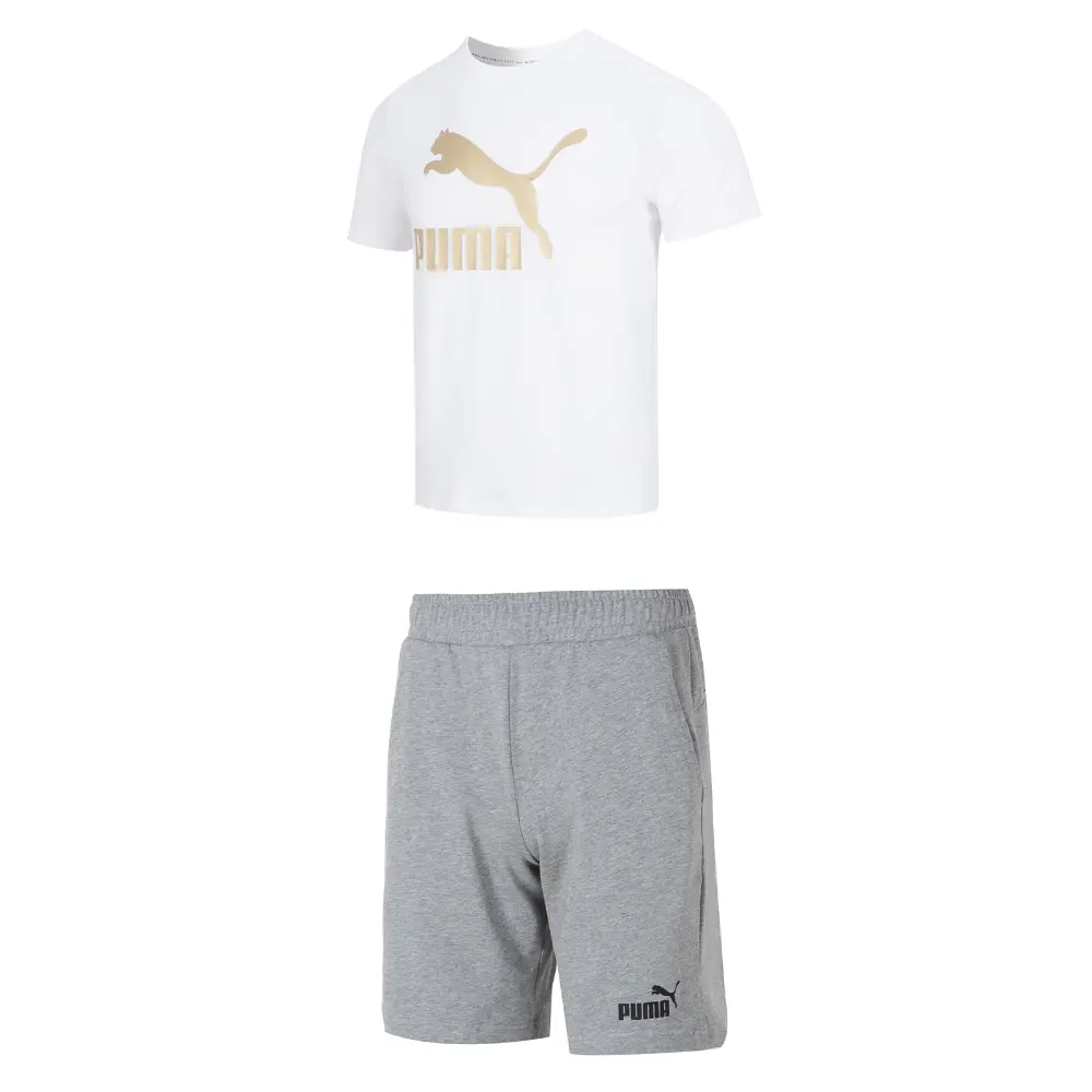 

Повседневная спортивная одежда для мужчин Белый+серый Puma, серый
