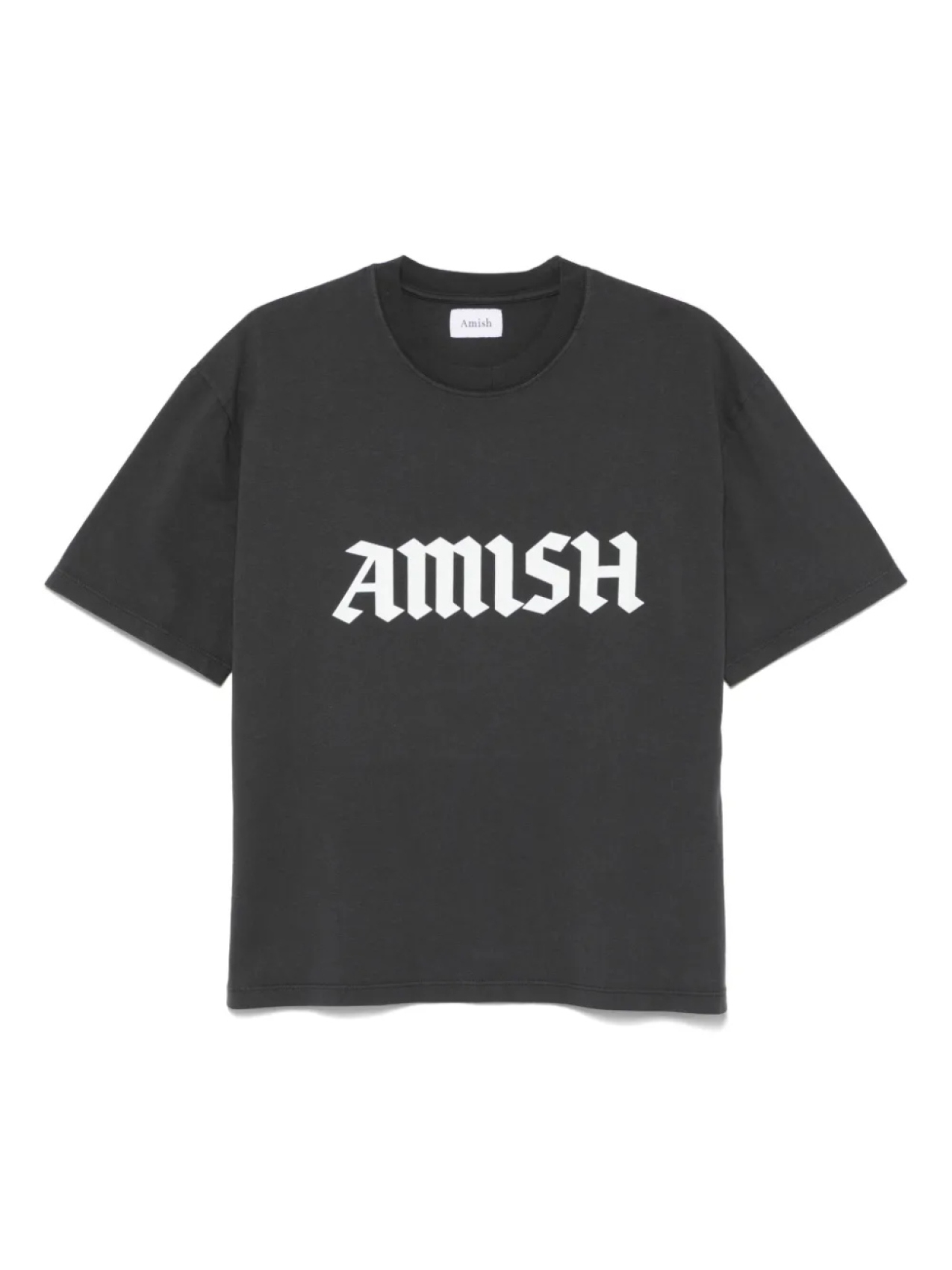 

AMISH футболка из джерси с логотипом, черный