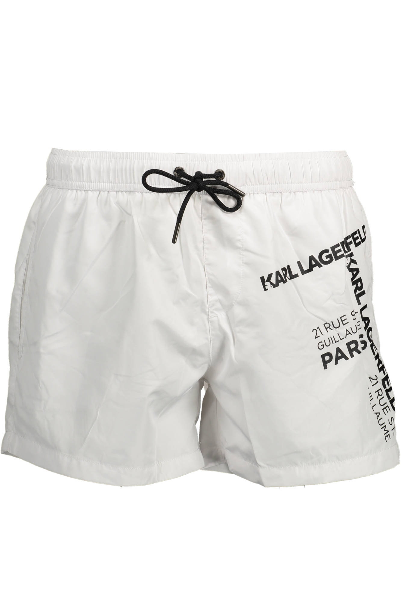 

Мужские шорты Karl Lagerfeld Beachwear пляжные с фирменным принтом, белый