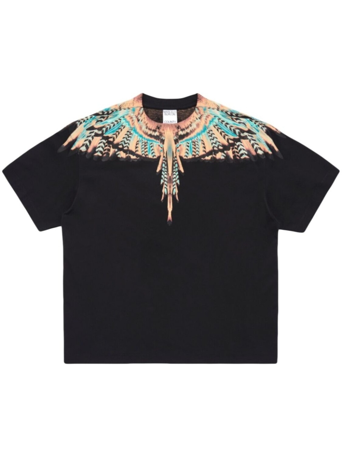 

Marcelo Burlon County of Milan футболка с принтом Grizzly Wings, черный