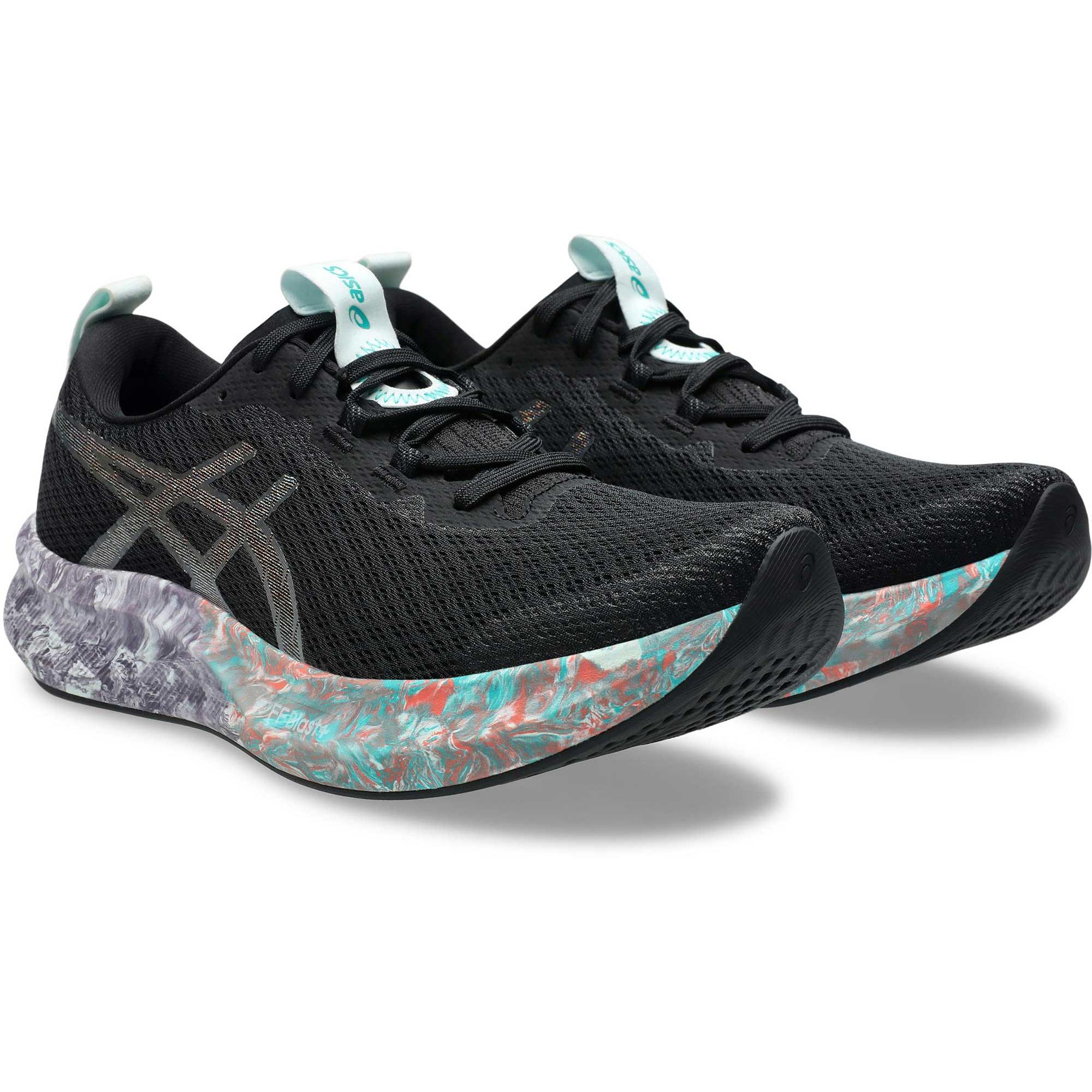 Мужские беговые кроссовки NOOSA TRI 16 Asics, Black/Soothing Sea — фото 3
