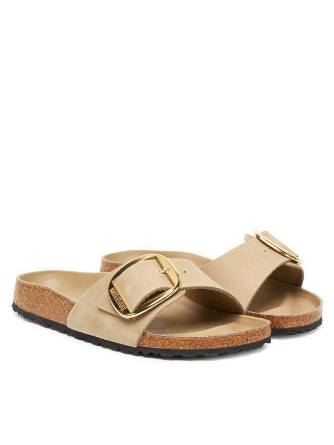 Мюли Madrid Big Buckle Hex 1030467 Birkenstock, коричневый — фото 2