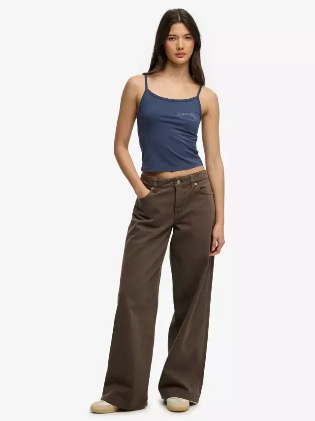 Топ Athletics Essentials Cami Top, Lauren Navy Superdry — фото 3