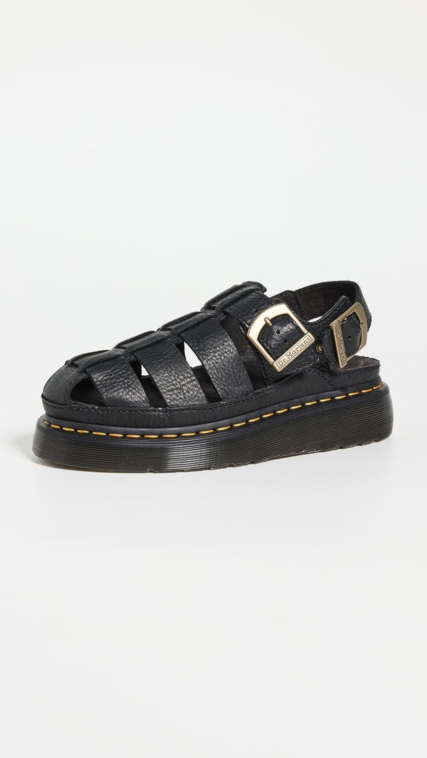 Сандалии Dr. Martens unisex-adult Wrenlie, Black — фото 2
