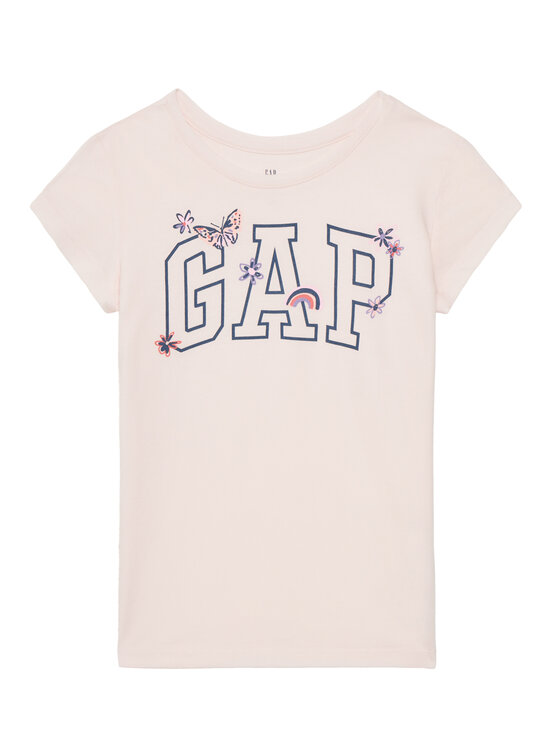 

Футболка обычного кроя 721891-01 Gap, розовый