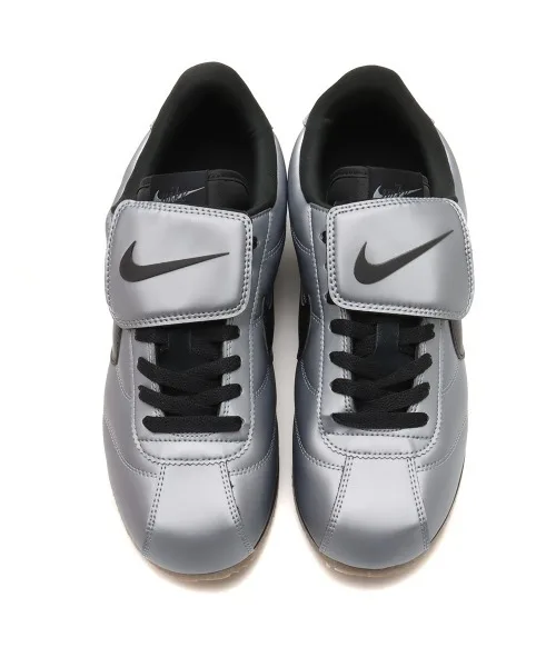 Кроссовки NIKE CORTEZ SE с съемным язычком серые — фото 2