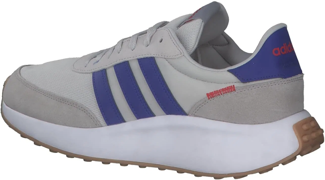 Мужские беговые кроссовки Adidas Run 70s Lifestyle, 2-Grey Lucid Blue Better Scarlet — фото 3