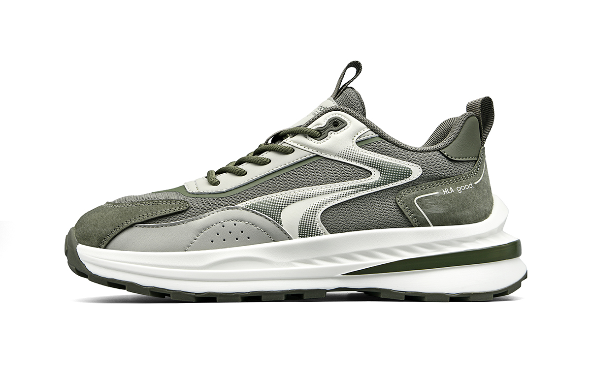 

HLA Мужские повседневные туфли Low top армейского зеленого цвета, цвет Army Green