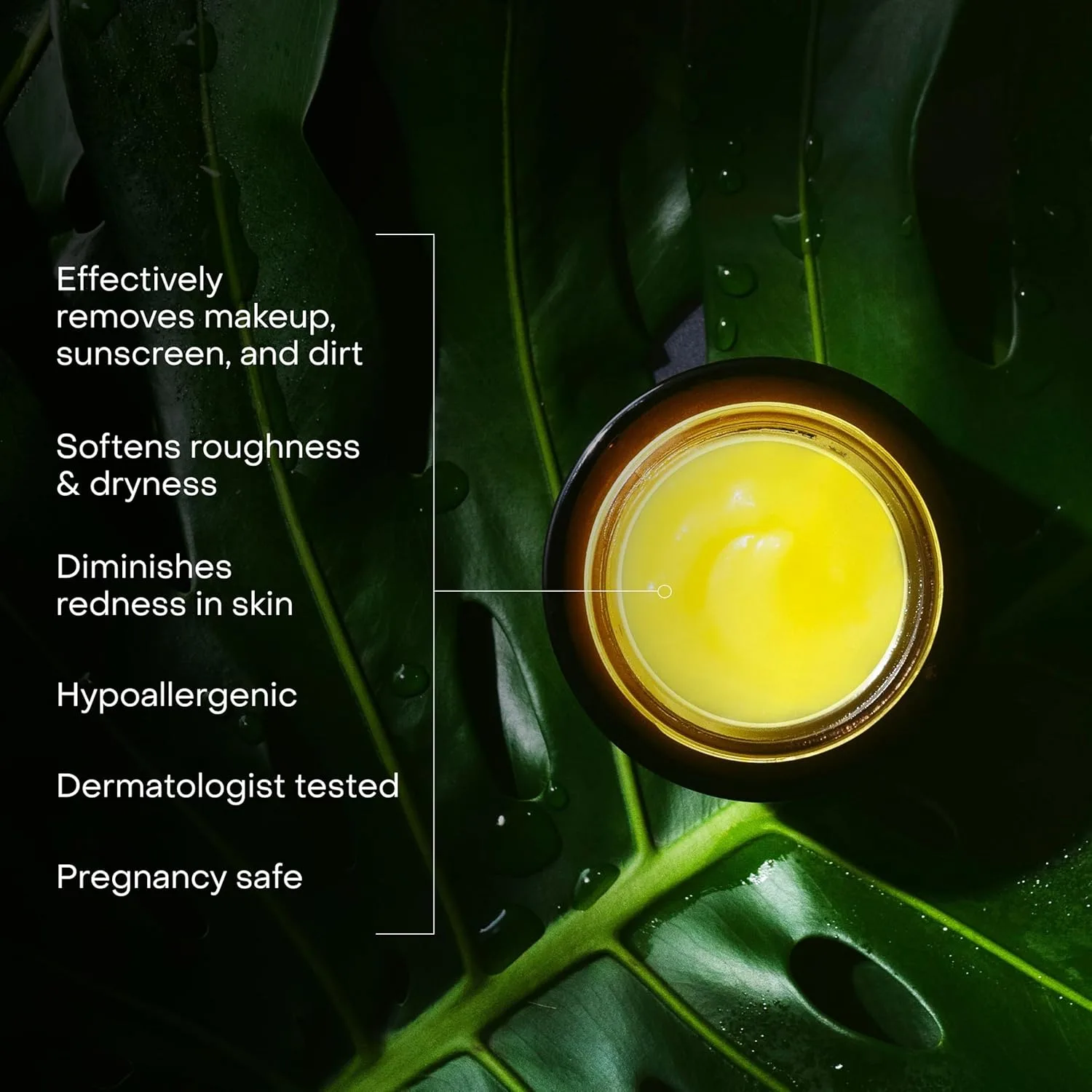True Botanicals Ginger Turmeric Cleansing Balm, натуральный увлажняющий очищающий бальзам для лица и средство для снятия макияжа для сухой и чувствительной кожи, питательное масло-очиститель с церамидами и антиоксидантами, 100 мл, yellow — фото 3