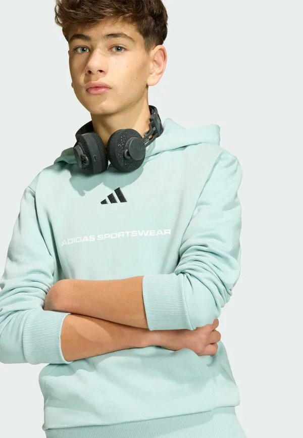 Толстовка с надписью Adidas Sportswear, Tactile Green — фото 2