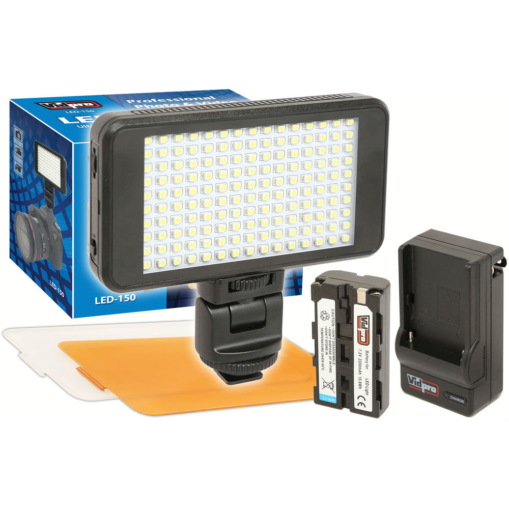 

Комплект накамерного видеоосвещения Vidpro Ultra-Slim LED-150