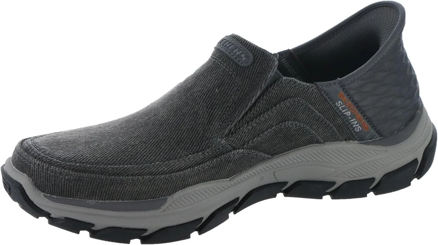 Мужские лоферы Skechers Respected Holmgren, угольный — фото 4