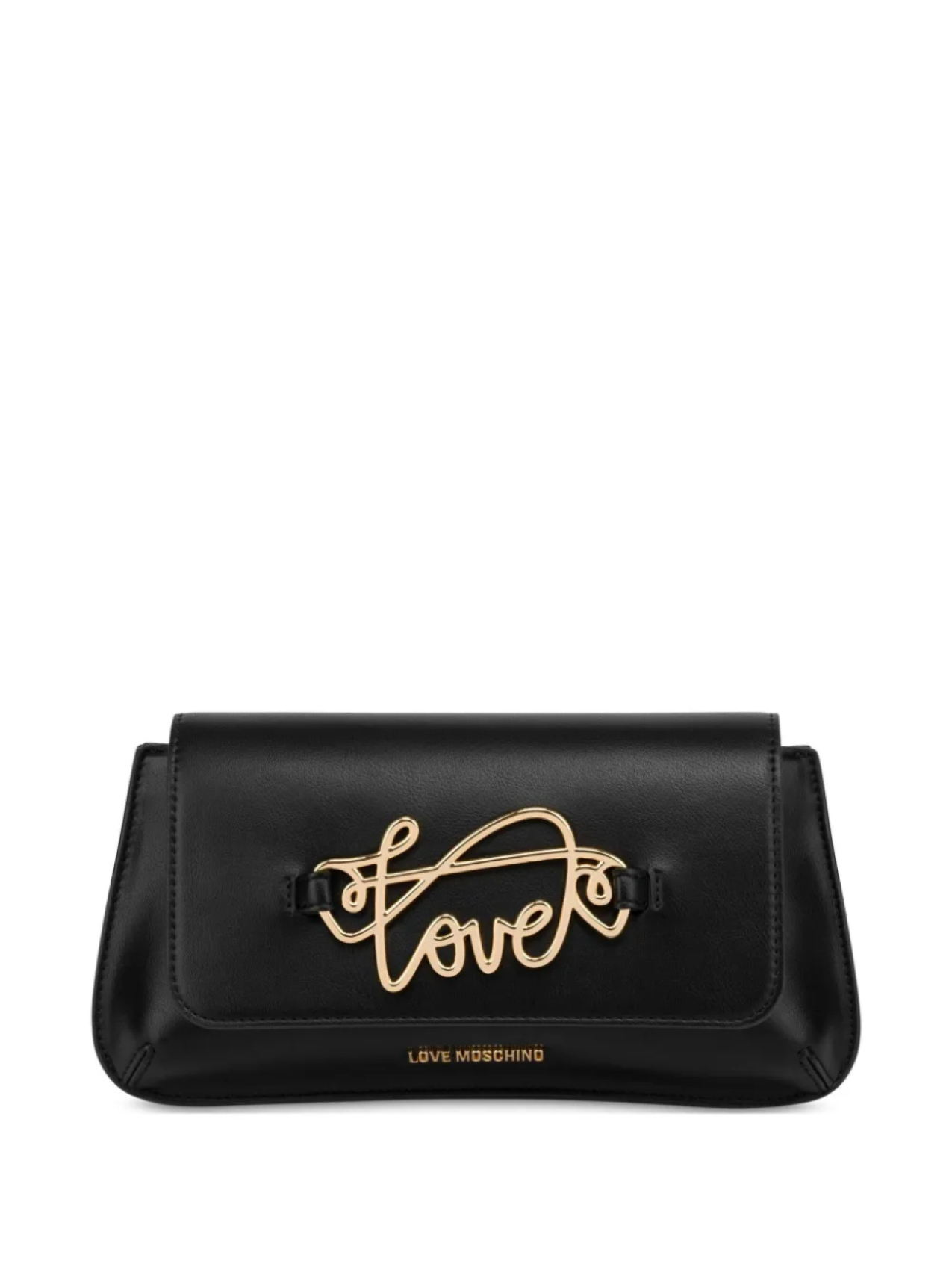 

Клатч с логотипом Love Moschino, черный