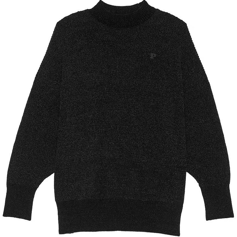 

Розовый свитер с ворсовой аппликацией/Черный свитер Женский Pure Black Victoria's Secret, Pure Black/Pure Black