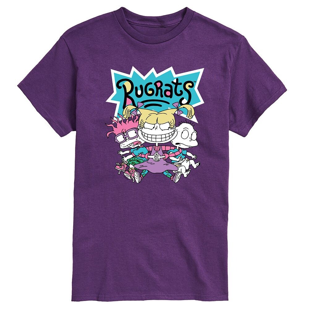 

Мужская футболка с рисунком Rugrats Squad Nickelodeon, фиолетовый