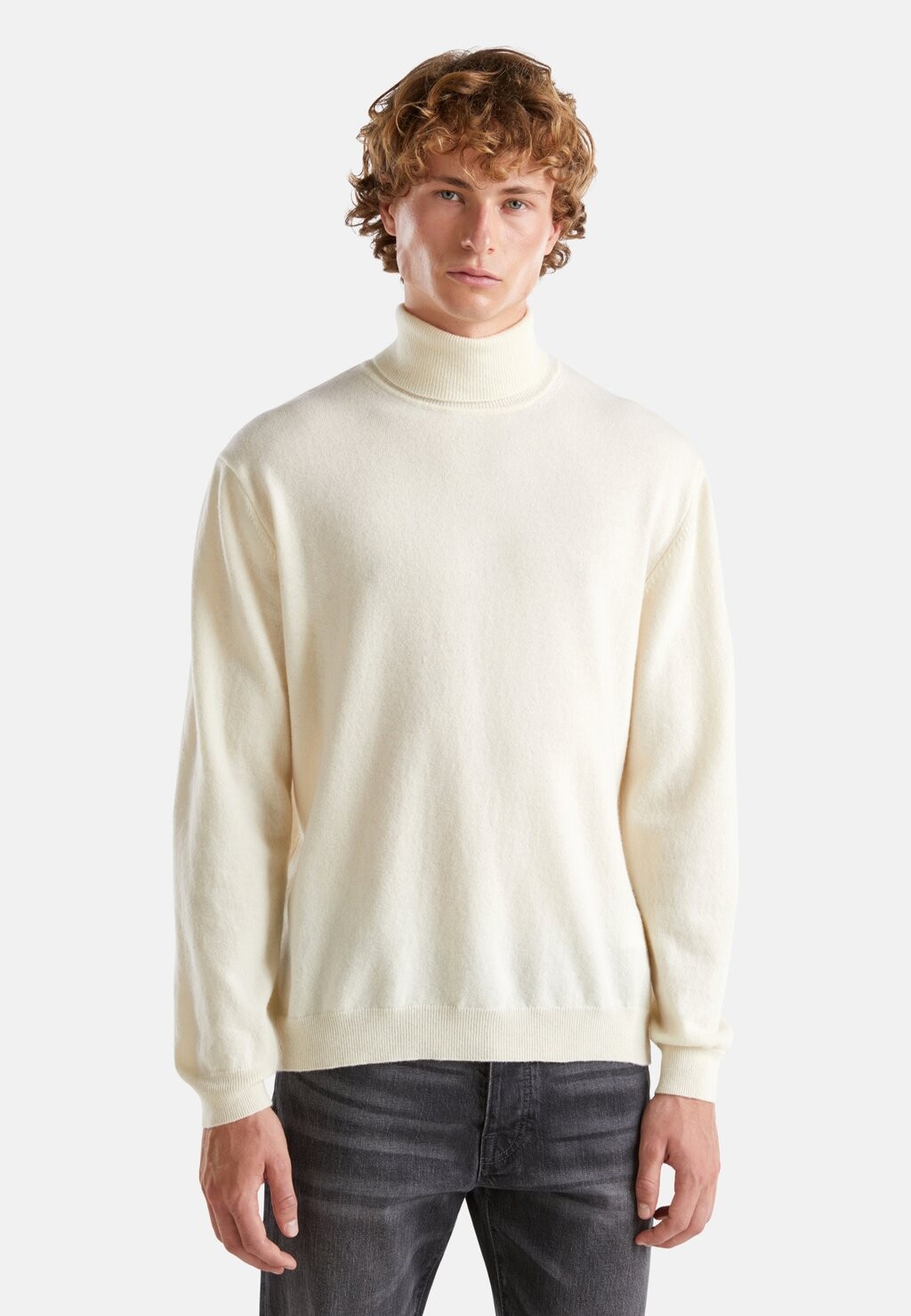 

Джемпер TURTLENECK United Colors of Benetton, белый