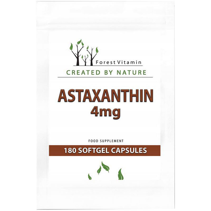 

Лесной витамин, Астаксантин 4 мг, 180 капс Forest Vitamin