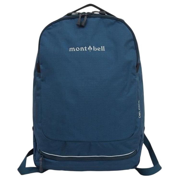 

MONTBELL Нейлоновый рюкзак унисекс черный синий, Black Blue
