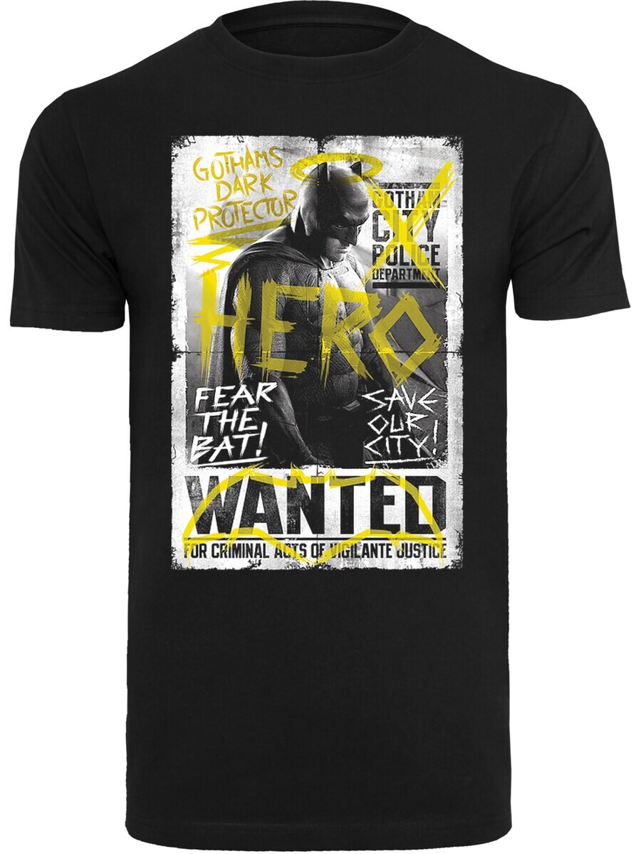 

Классическая футболка F4NT4STIC Shirt DC Comics Batman vs Superman Wanted Poster, черный