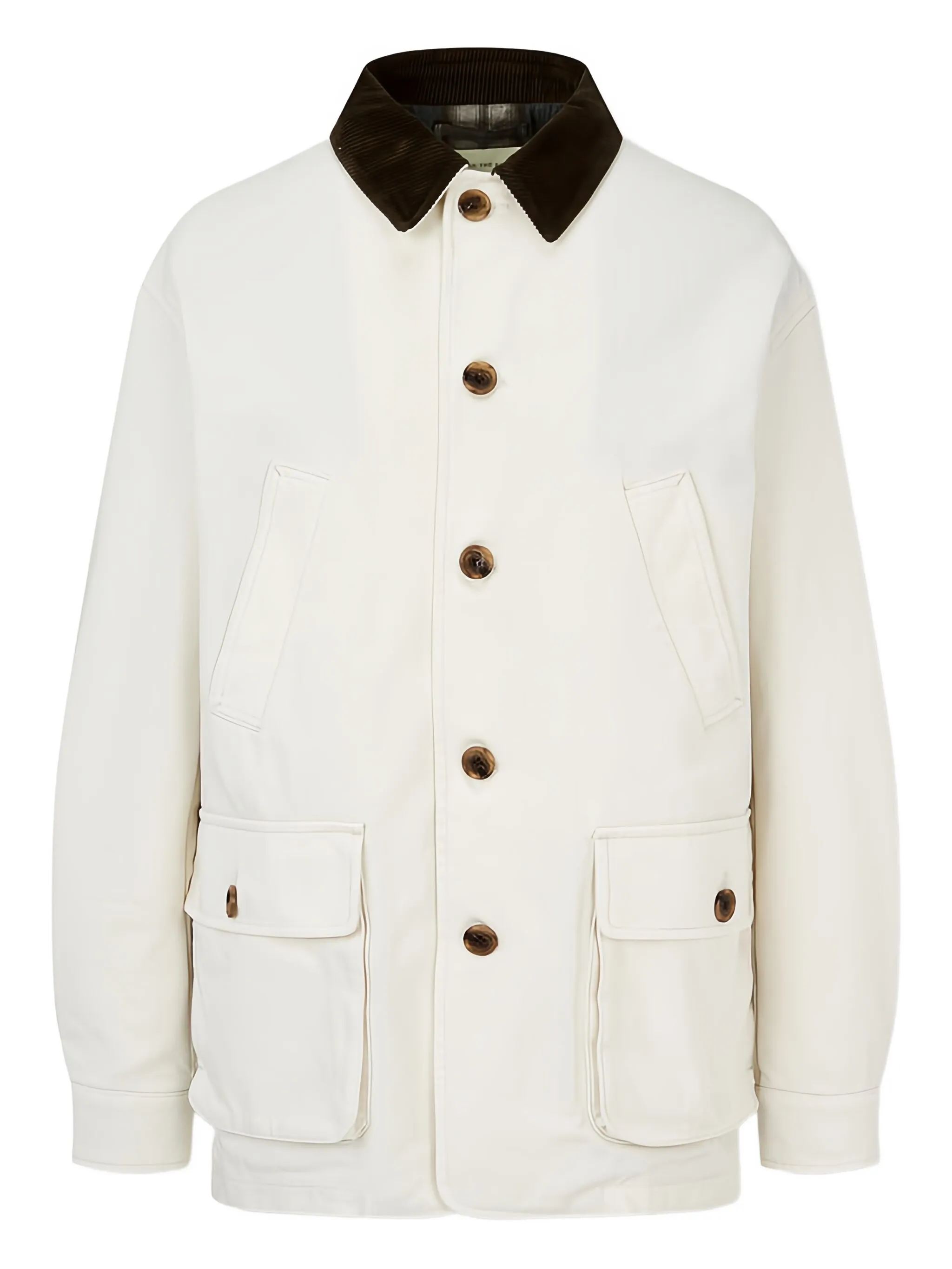 

Куртка Barn с вельветовым воротником Man On The Boon., белый