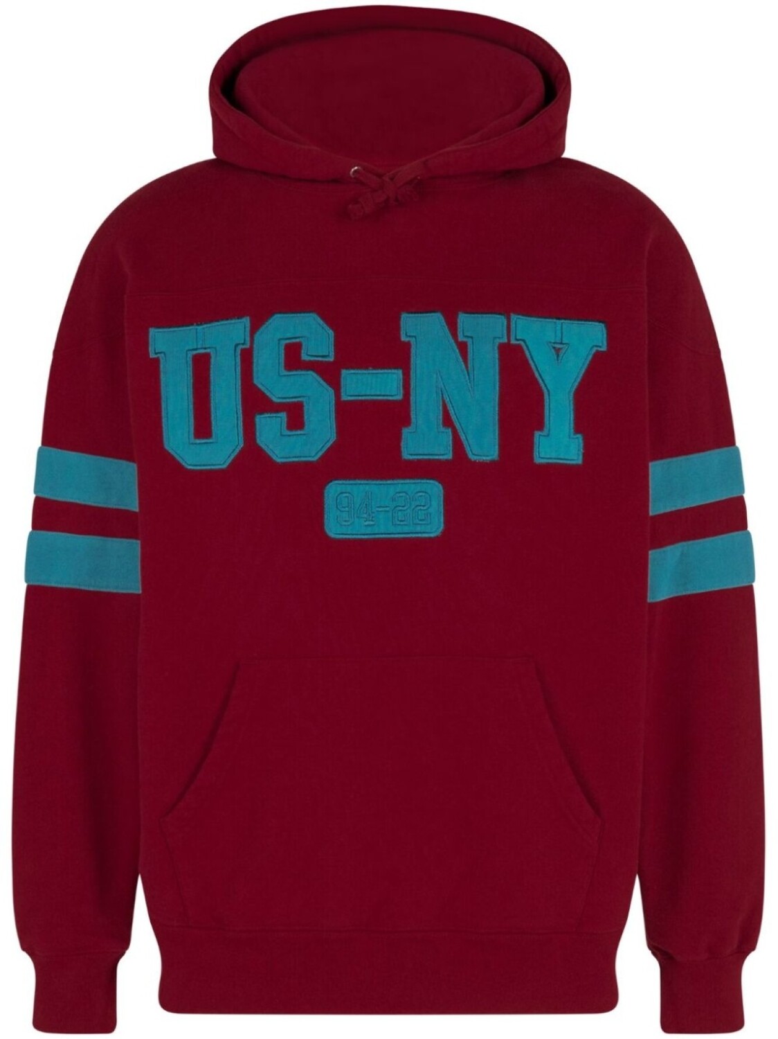 

Supreme худи US-NY, красный
