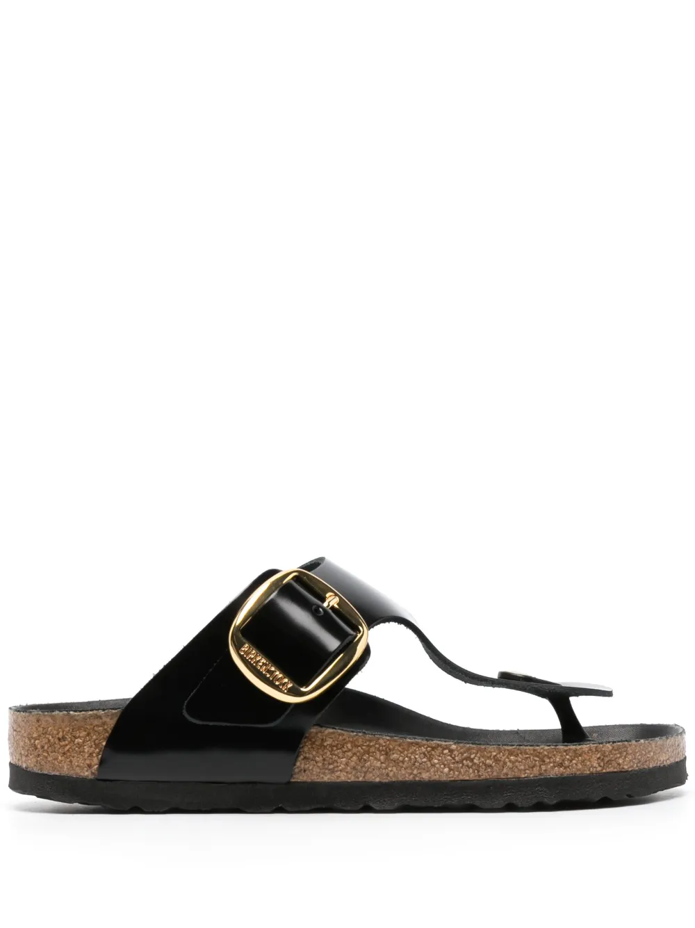 Сандалии Gizeh с гравированным логотипом BIRKENSTOCK, черный