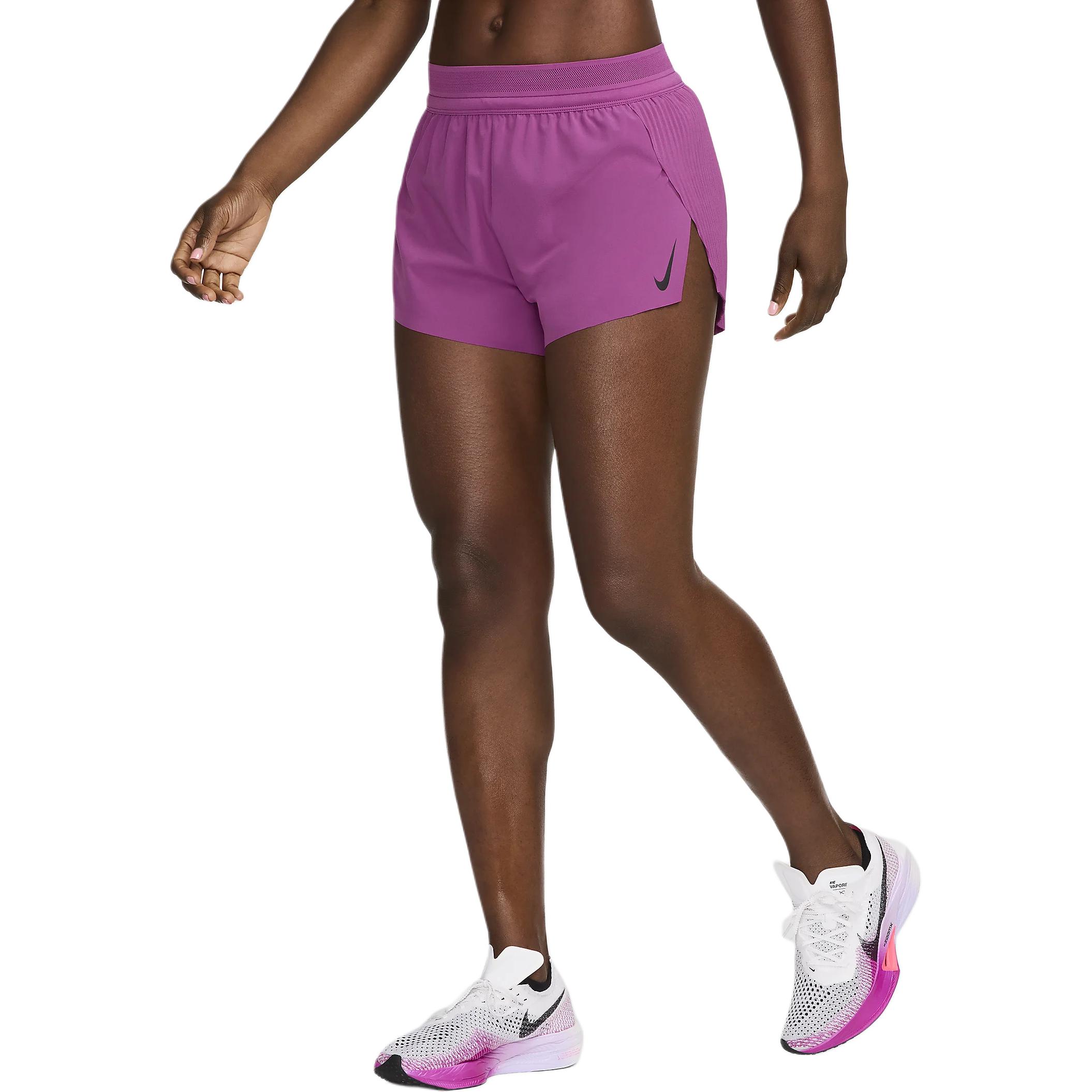 

Женские беговые шорты AeroSwift Dri-FIT Adv Mid-Rise с подкладкой 3" Nike, Ярко-фуксия