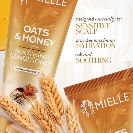 Успокаивающий кондиционер с овсом и медом, Mielle Organics — фото 2