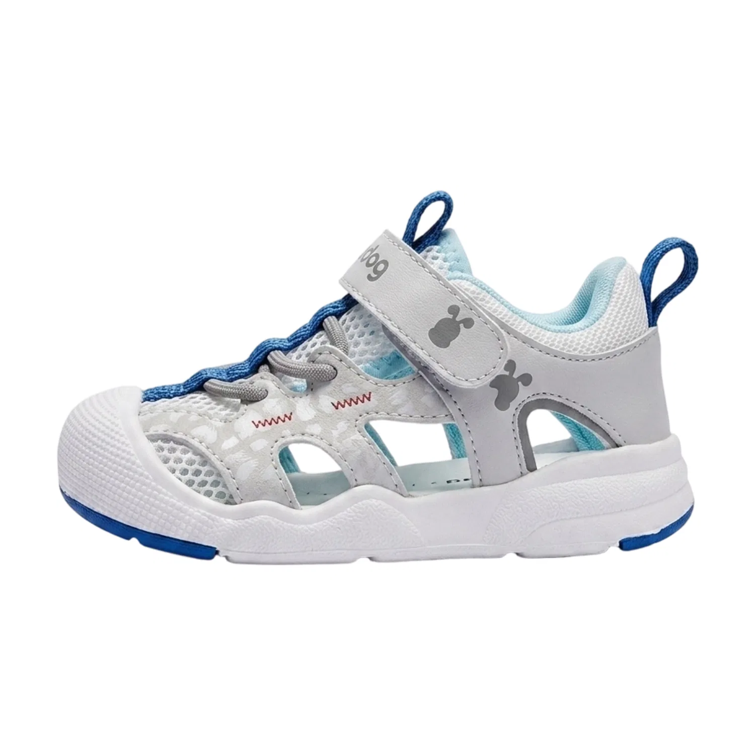 Кроссовки для малышей BOBDOG Toddler Shoes серо-белые