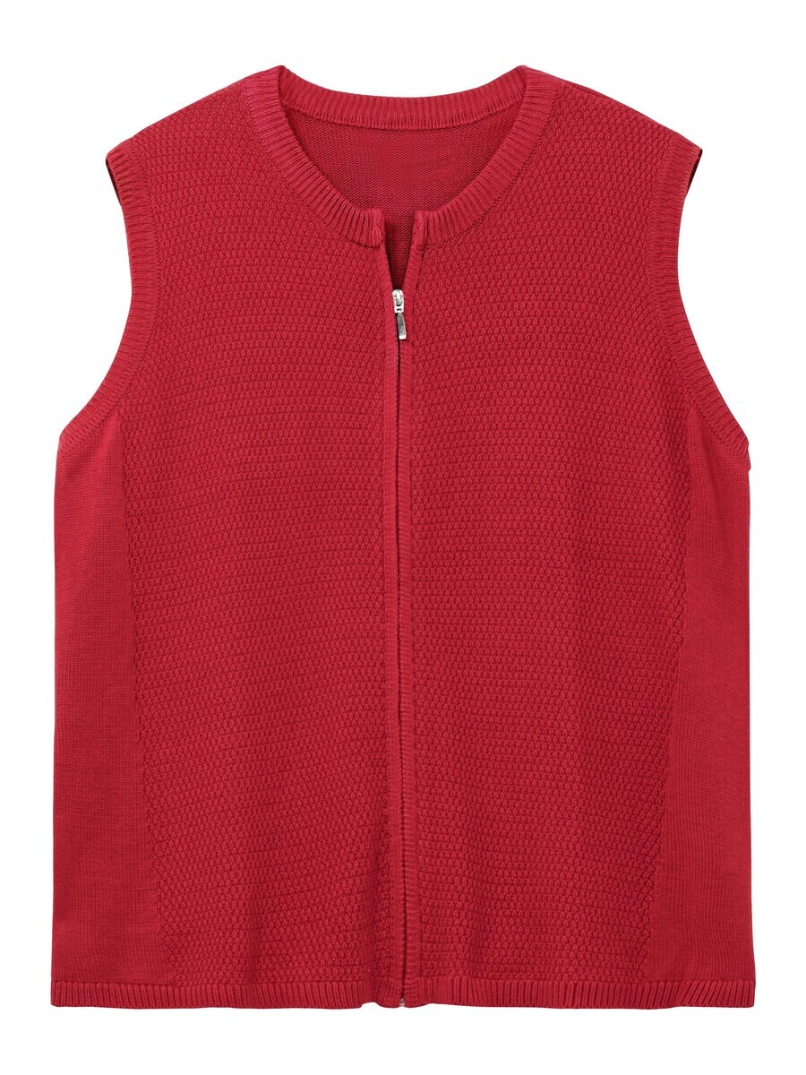

Вязаный кардиган SHEEGO Knitted Vest, цвет cranberry