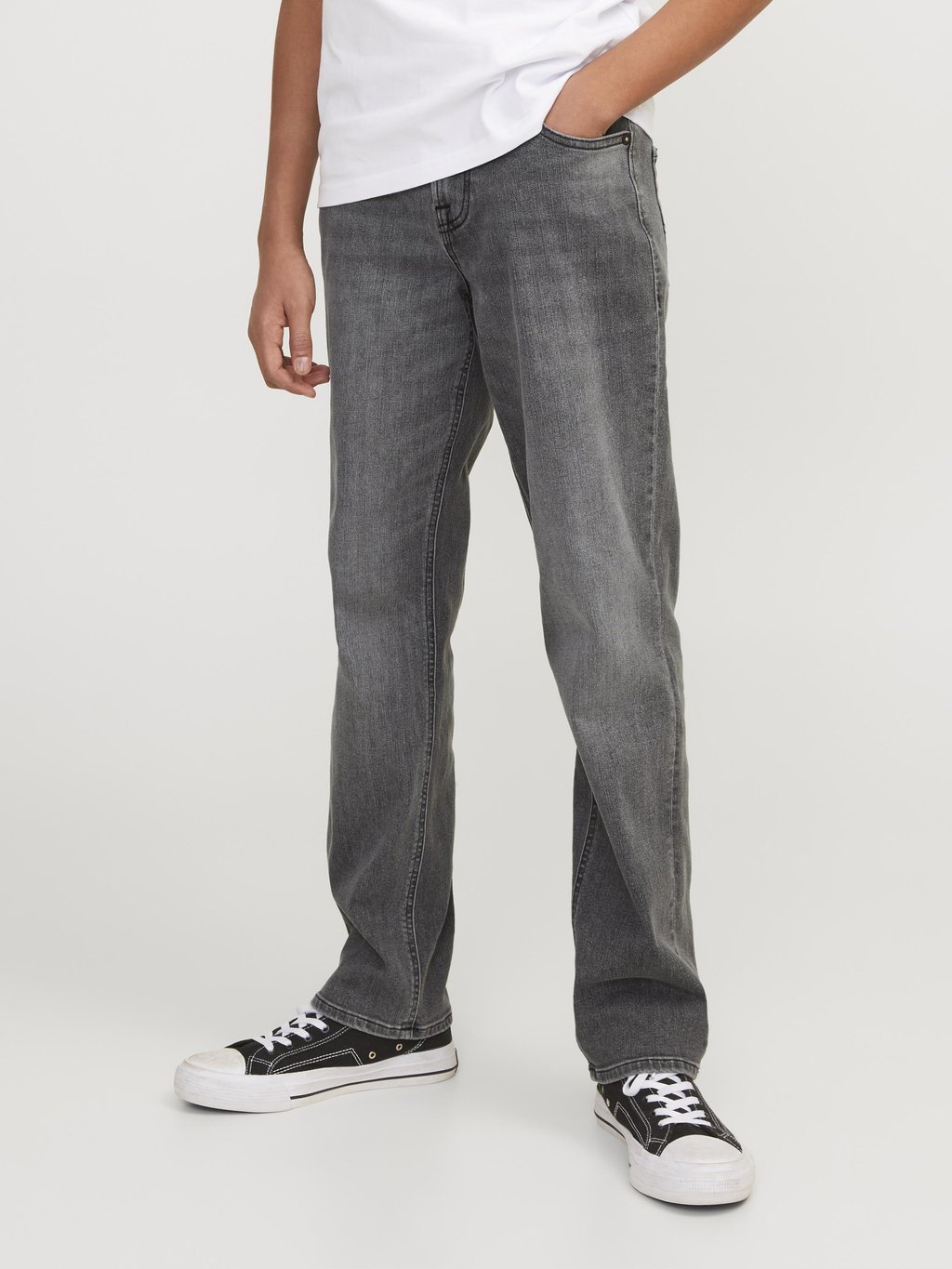 

Джинсы Straight Leg JJICLARK JJORIG Jack & Jones Junior, цвет grey denim