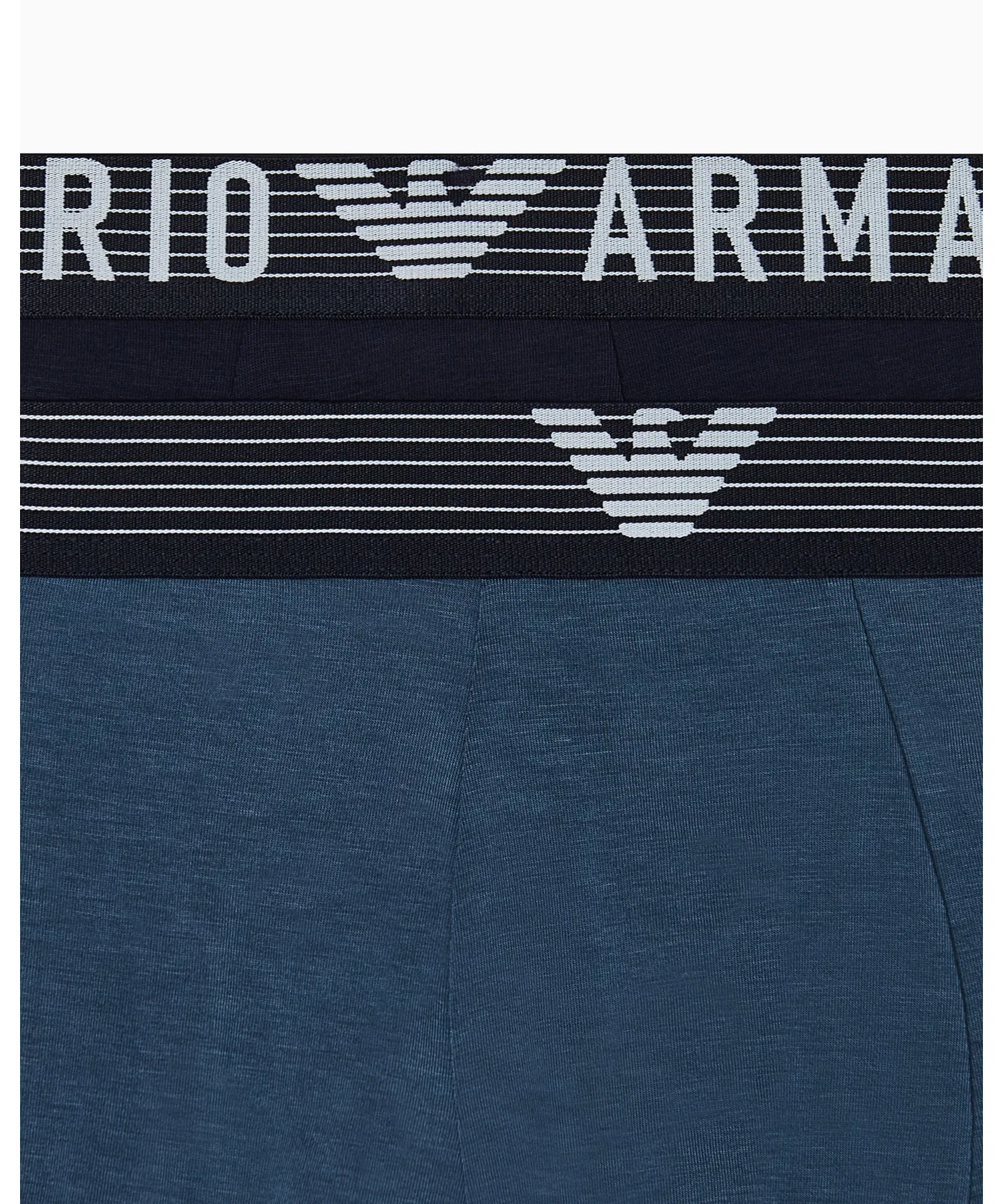 <Эксклюзивно онлайн> [Emporio Armani] Боксерские шорты ASV, комплект из 2 штук, мягкие на ощупь, из вискозы — фото 4