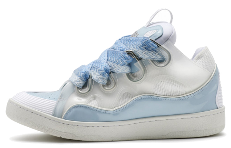 

Lanvin Стильные кроссовки для скейтбординга Curb Low Top, мужские, белые, синие