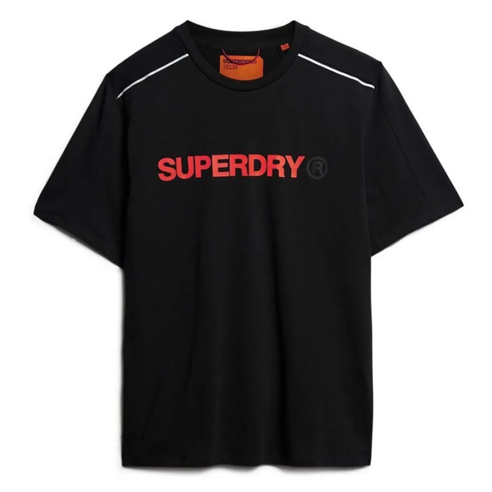

Футболка Superdry Tech Logo Relaxed, черный