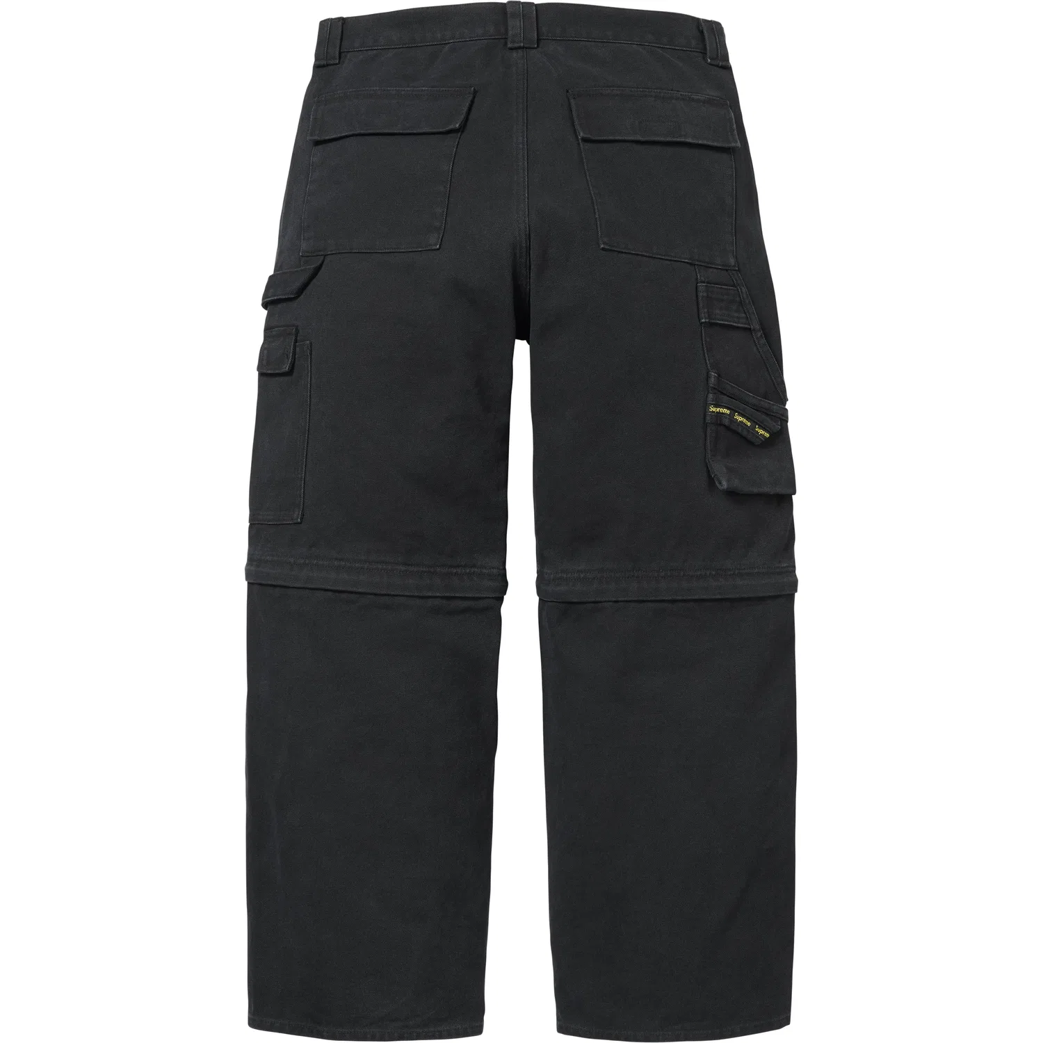 Карго брюки Supreme Zip Off Utility Pant черные — фото 3