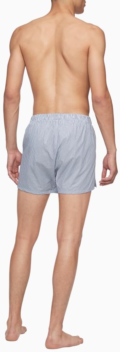 Calvin Klein мужские хлопковые классические боксеры, 3 пары, Tide/Morgan Plaid, Tide/Montague Stripe, Tide — фото 3