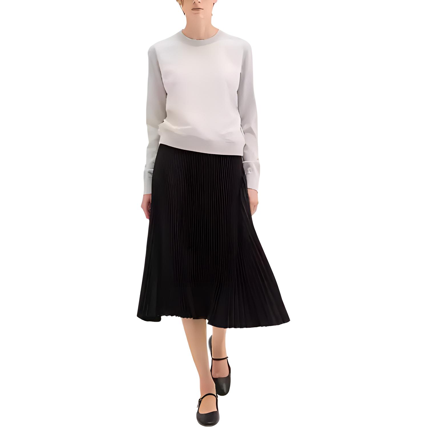 

THEORY Повседневная длинная юбка женская черная