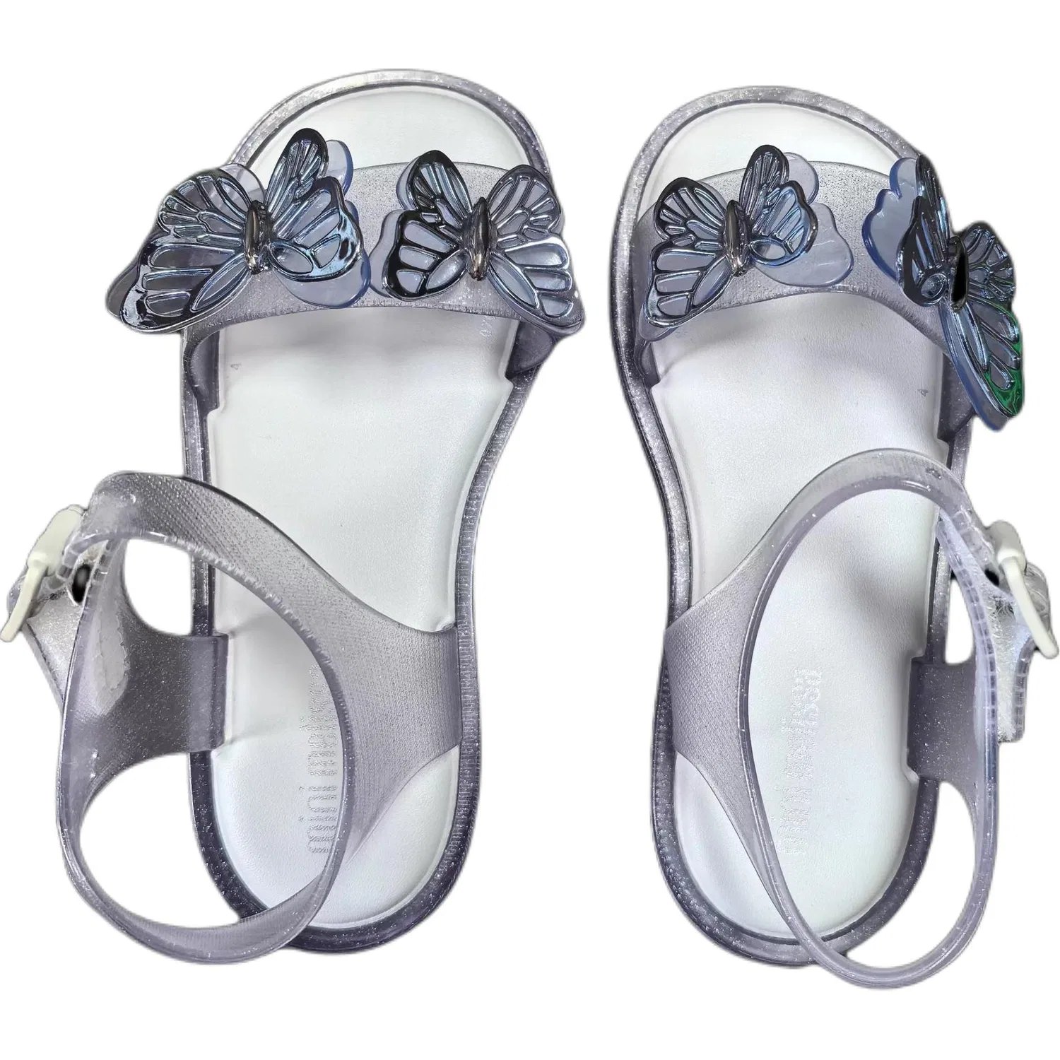 Кроссовки низкие Toddler Shoes Silver Infant And Toddler Melissa, Silver Shimmery — фото 4